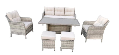 Sturdy All - Weather Outdoor Sofa Furniture Set Garden Sofa Set With Removable Cushion