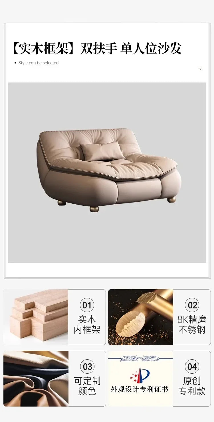 Grande Reception Living Room Sofas Multifunctional Relax Armchair Xxl Sofa Luxury European Couch Sofa Furniture