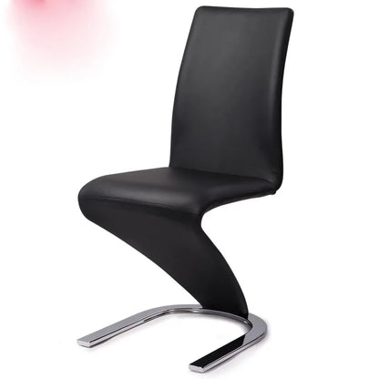 Modern Leather Dining Z Chair for Wholesale Home Furniture White Dining Chair with Gold Metal 7 Days Dinner Table