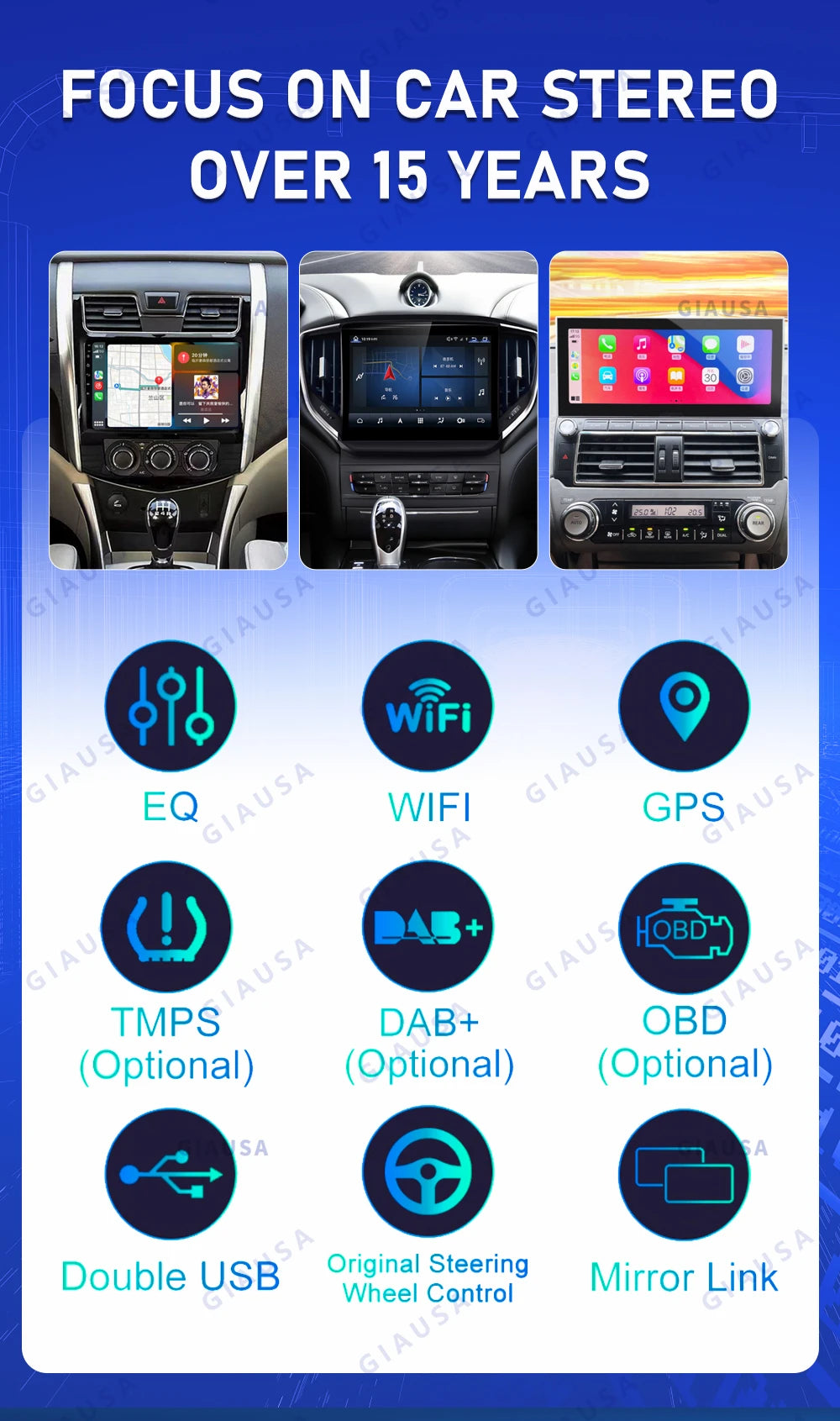 15.8" Qualcomm Android 13 Car Radio For BMW 5 Series GT F07 2011-2017 CIC/NBT Touch Screen Multimedia Player GPS Navigation BT