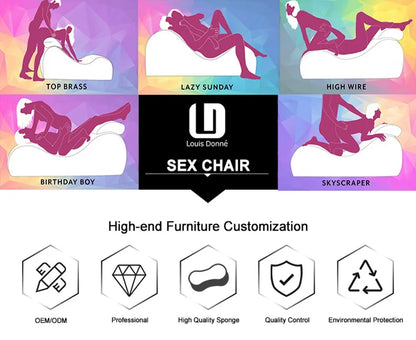 Hotel Bedroom Couple Lounge Chaise Sofa, Casual Reclining Love Seat, Modern Intimacy Chair for Couples