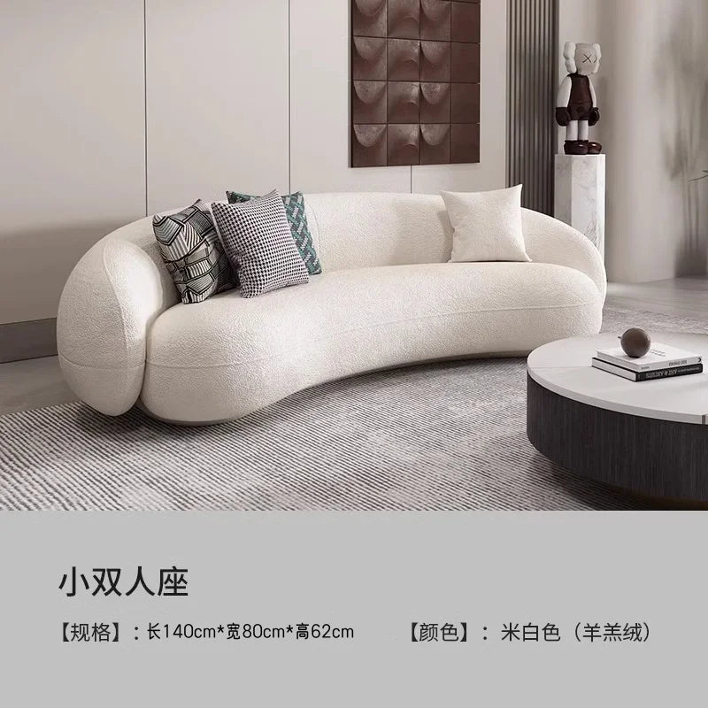 Narrow Designer Living Room Sofas Beige Italian Luxury Modern Living Room Sofas 2 Seater Nordic Woonkamerbanken Home Furniture