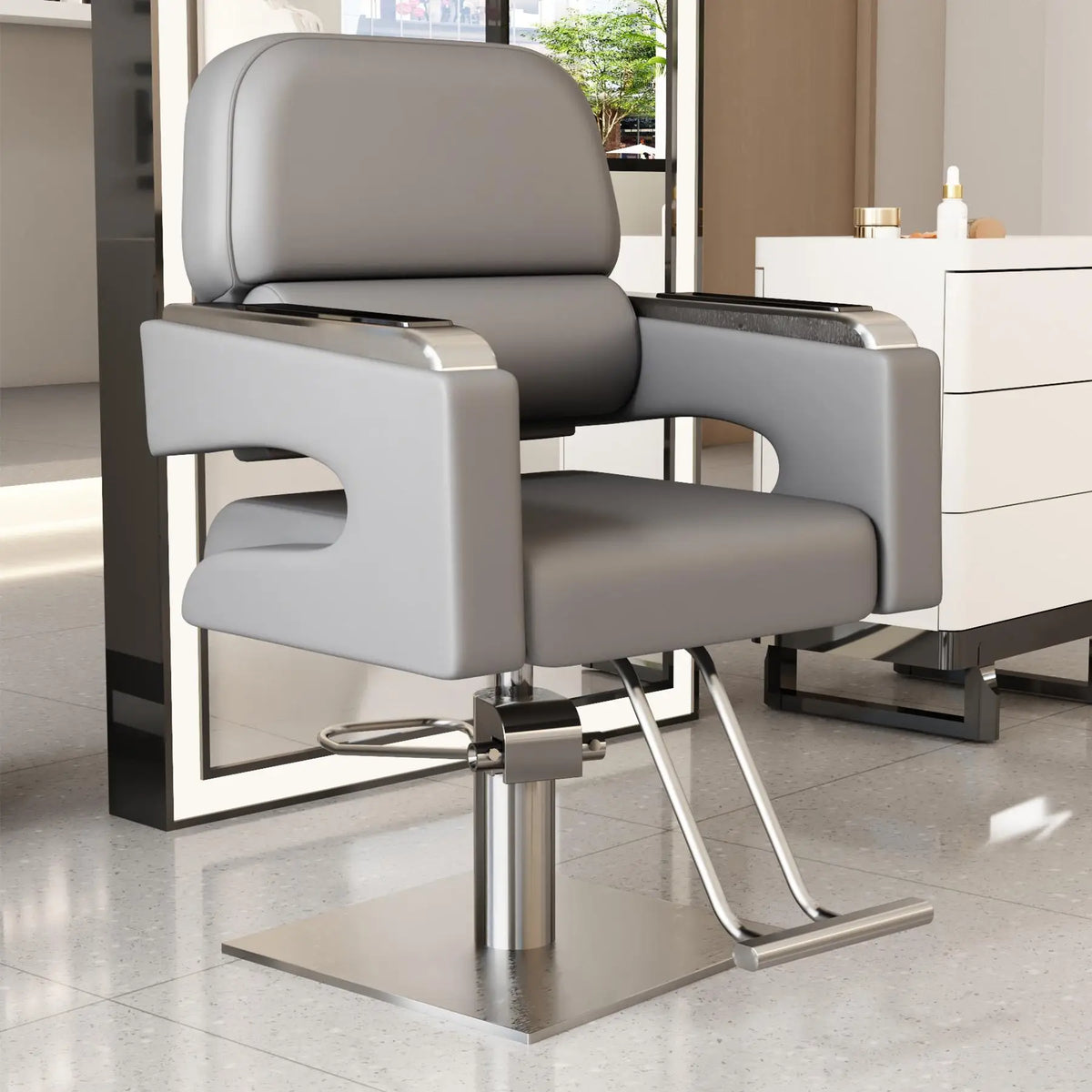 Creative Luxury Barber Chairs Modern Simple Style Minimalist Salon Chairs Space Saving Italian Friseurstuhl Salon Furniture