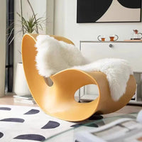 Nordic Light Luxury Outdoor Rocking Chair Durable Outdoor Recliner Leisure Modern Simple Chair Living Room Home Chaise Lounge