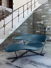 Manta FRP Leisure Batwing Shape Recliner Light Luxury Creative Strange Shape Chaise Longue