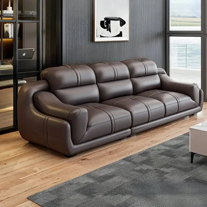 Apartment Design Large Sofas Brown Wood Armrest Designer Modern Nordic Sofas Full Set Luxury Bedroom Muebles Trendy Furniture