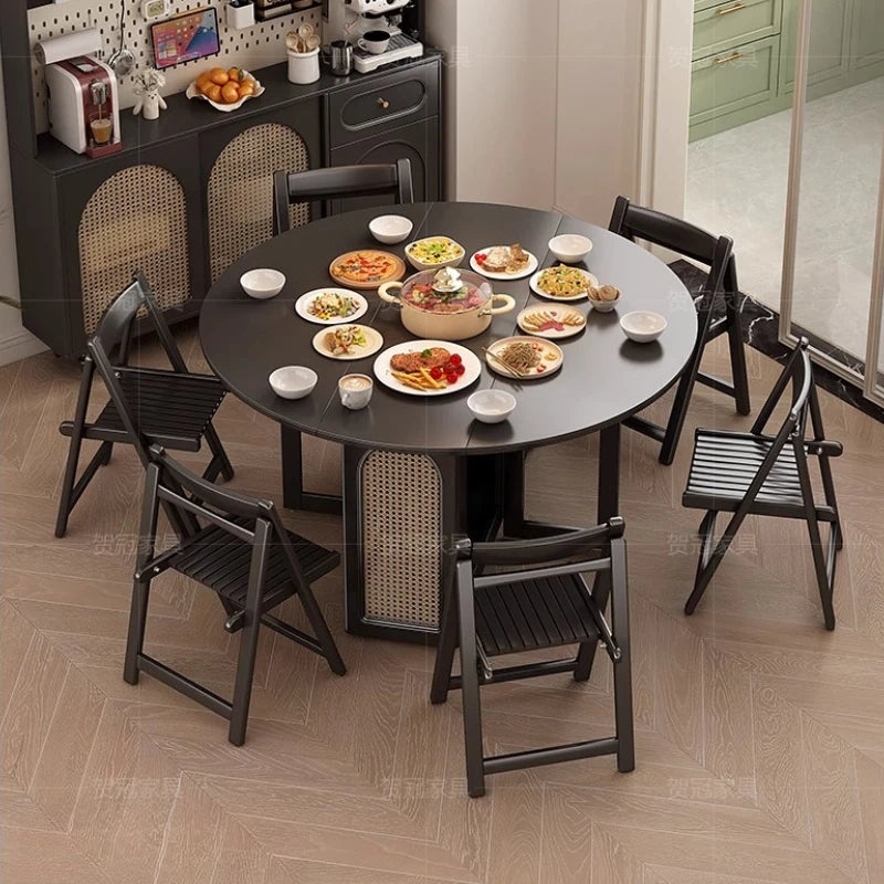 Waterproof Chair Dining Table Breakfast Modern Chair Side Dining Table Space Savers Round Set Sala Da Pranzo Home Furnitures