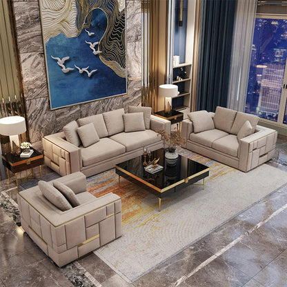Foshan Factory Living Room Sofa Set Furniture Couch Sectional Modern Leather comfort Modular Luxury Sofas