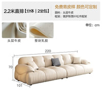 Long Modern Living Room Sofas Interior Fashion Luxury Design European Living Room Sofas Comfortable Sillon Cama Trendy Furniture