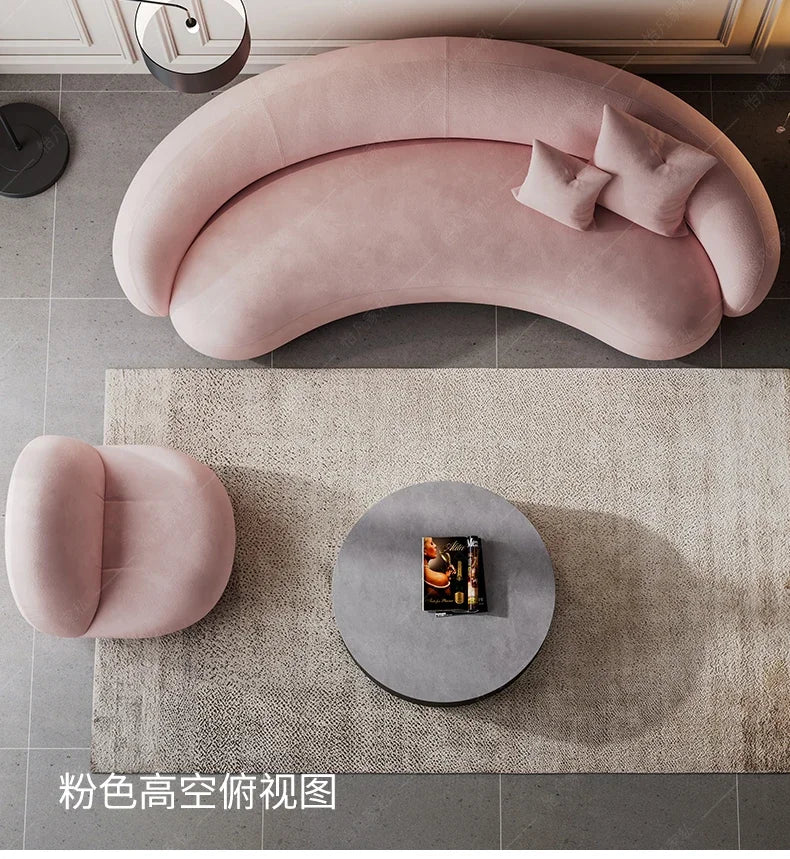 Elastic Luxury Living Room Sofa Modern Aesthetic Elegant Sectional Sofa Designer Replica Muebles Para El Hogar Nordic Furniture