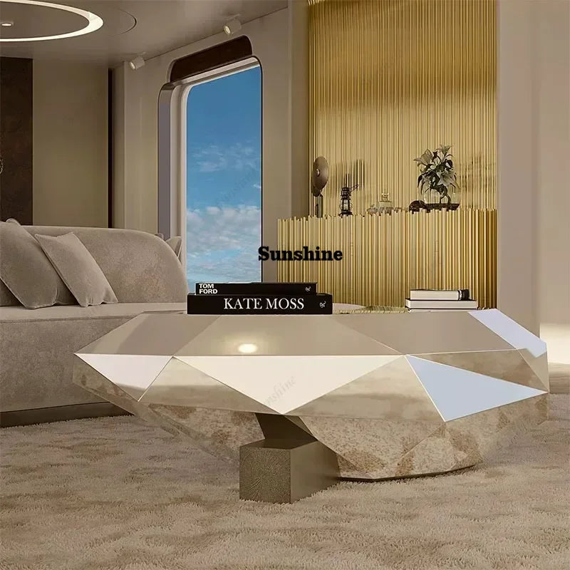Modern Luxury Coffee Table Nordic Small Designer Books Industrial Coffee Table Clear Simple Cheap Metal Meubles Home Furniture