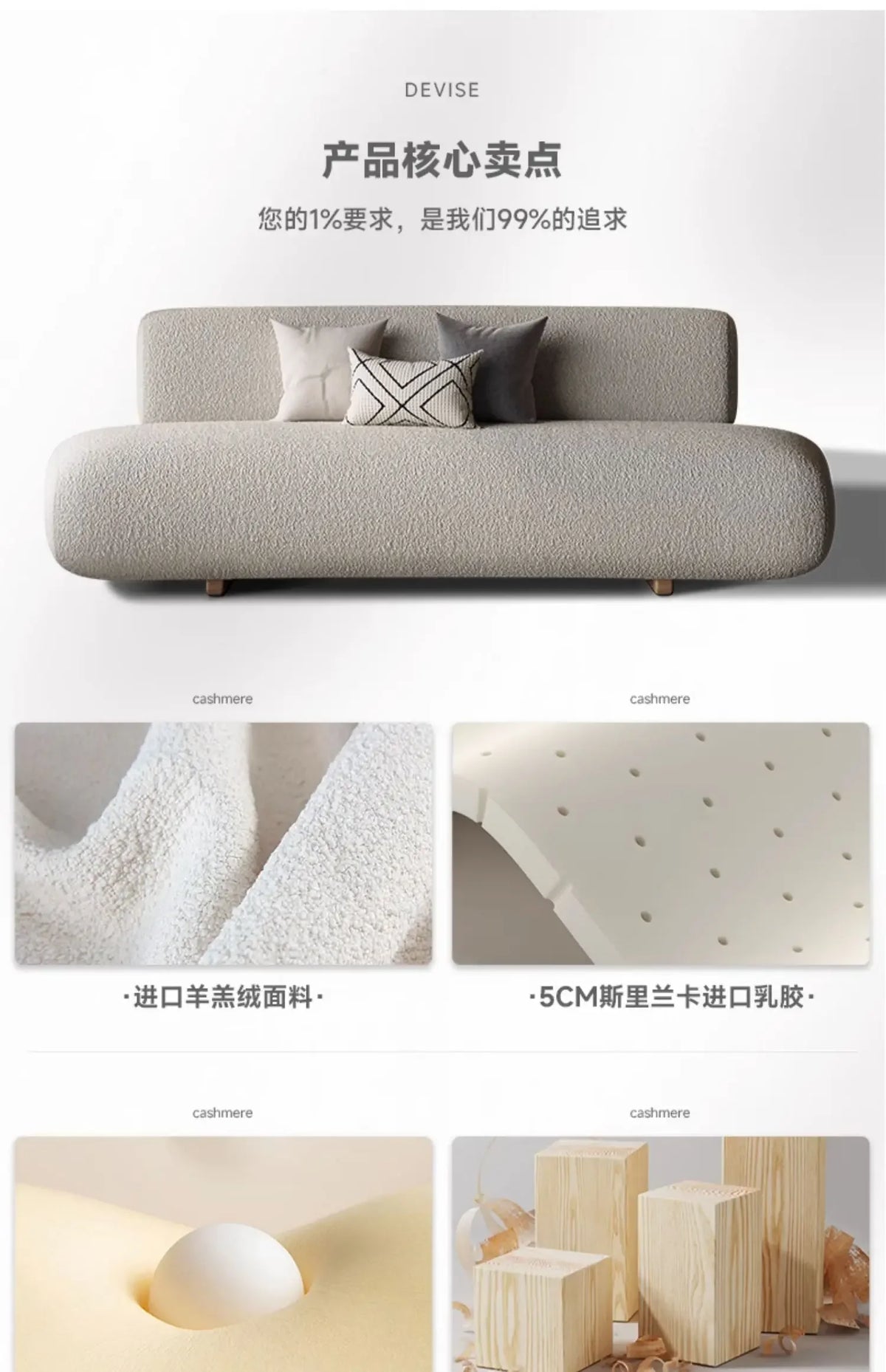 Grande Sectional Living Room Sofas European Elegant Beauty Salon Comfort Sofas Light Fauteuille Salon Home Furniture