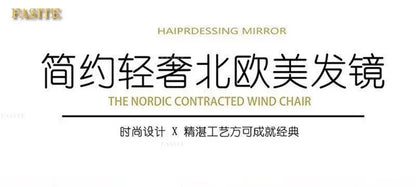 Beauty Barber Shop Mirror Frameless Barber Shop Internet celebrity hair salon