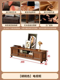 Solid wood leather sofa combination living room simple whole house furniture