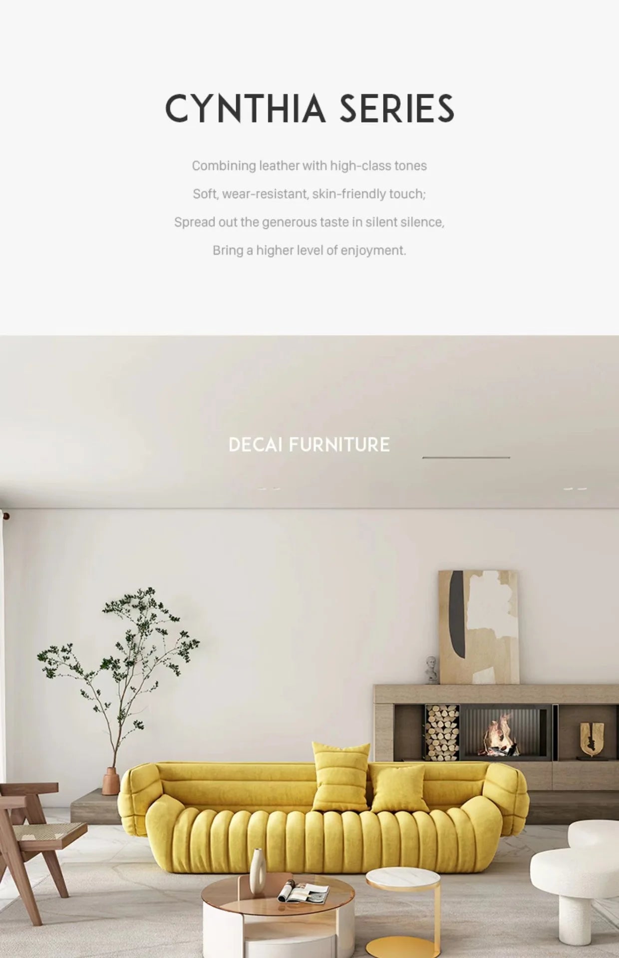Simple modern creative banana boat sofa designer Nordic small apartment light luxury sofa