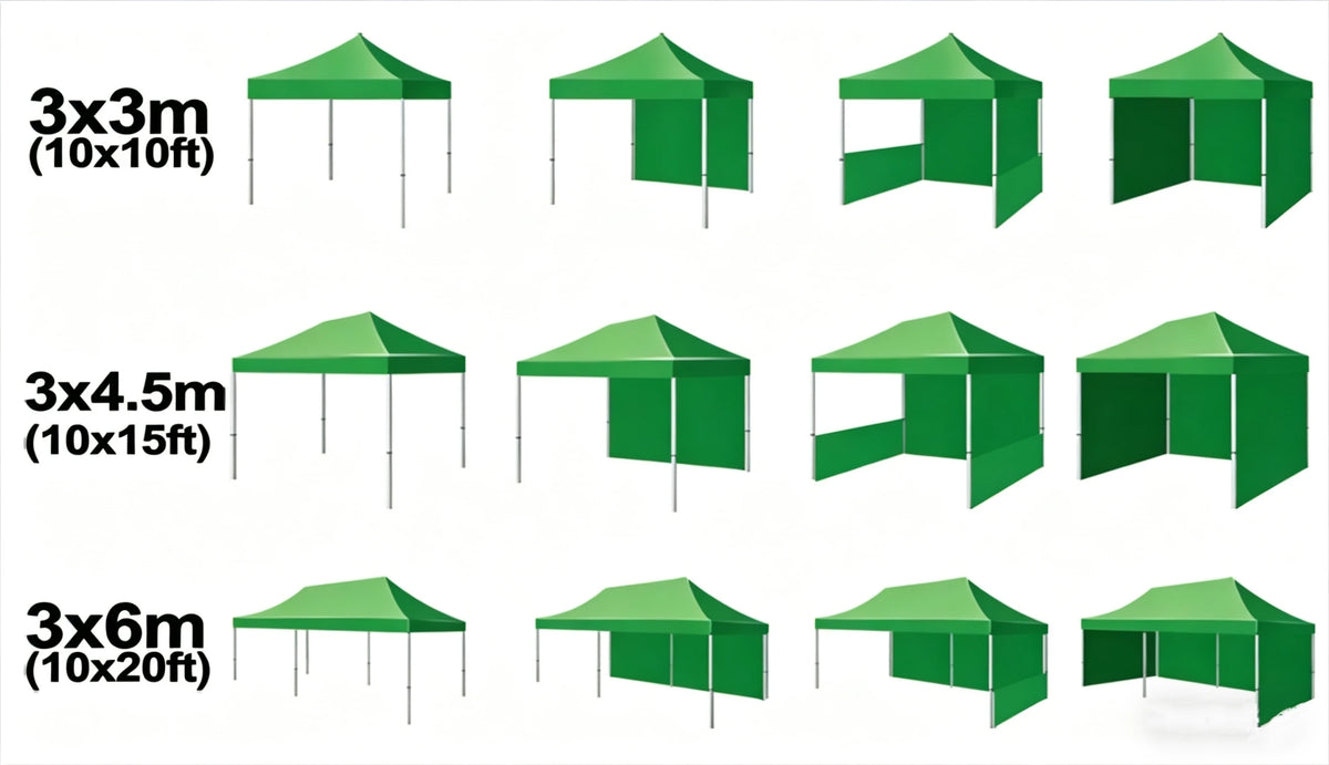 Exhibition Event Marquee Gazebos Custom Printed Canopy Pop Up Foldable Tent Outdoor Party Tradeshow Promotional Tents