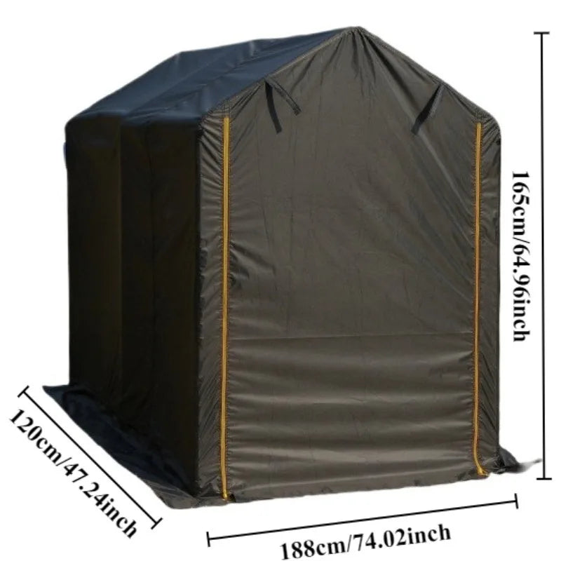 Household Bicycle Sunshade Tent Portable Rainproof Small Vehicles Carport Storage Tent Outdoor Journey Camping Equipment