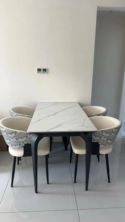 2pcs Modern Minimalist Dining Chairs with Backrest for Home Table And Hotel Island Bar Stools with Armrests