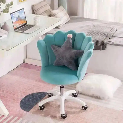 for Velvet Office Chair for Company Rotatable Soft Backrest Chair with Wheels Simple Creative Office Chairs E-sports Room