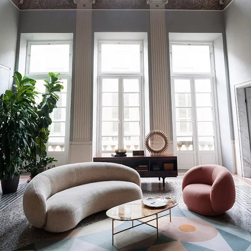 Ergonomic Living Room Sofa Cover Waterproof Modern Luxury Lazy Sofa Seating Room ArmchairModern Hallway Muebles Unique Furniture