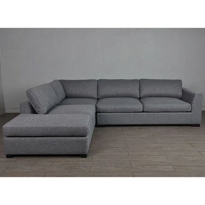 SAT Hot Sale Modern L-Shape Combination Wooden Sofa Family Apartment Villa or Hotel Use