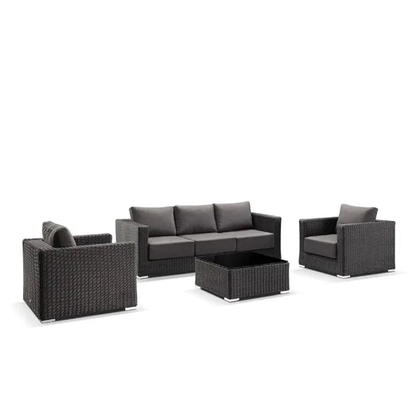 Outdoor Garden Chair Rattan Furniture Set Rope Furniture Set Outdoor Wicker Sofa / Garden Sofa Set