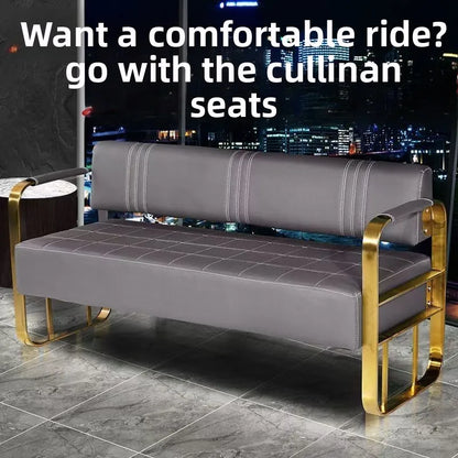 Cullinan Series Office Lobby Reception SofaHigh Resilience SpongeMetal FrameModern Ergonomic Design Multiple Colors