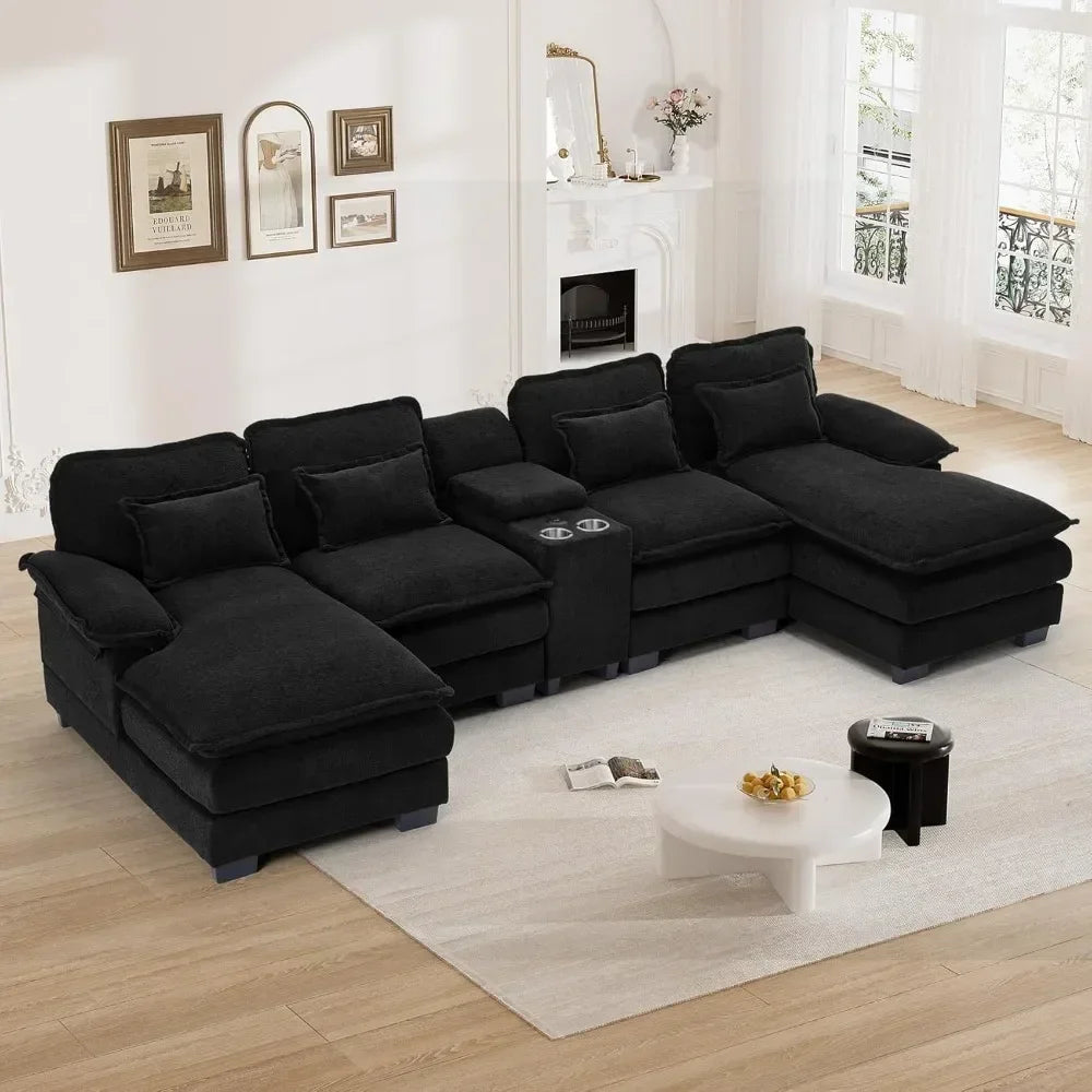 Sofa Cloud Couch,Chenille Comfy Couches for Living Room