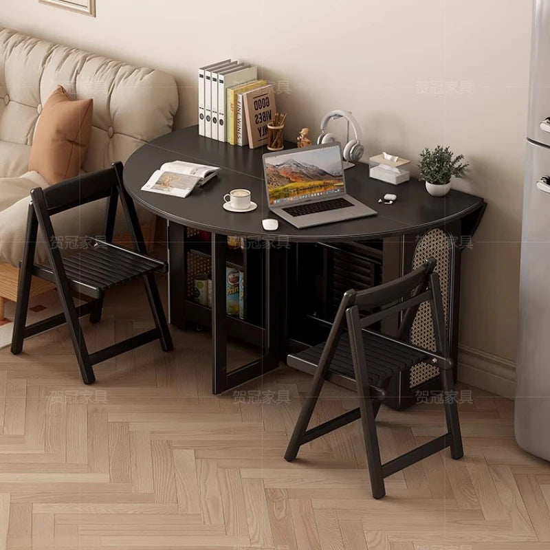Waterproof Chair Dining Table Breakfast Modern Chair Side Dining Table Space Savers Round Set Sala Da Pranzo Home Furnitures
