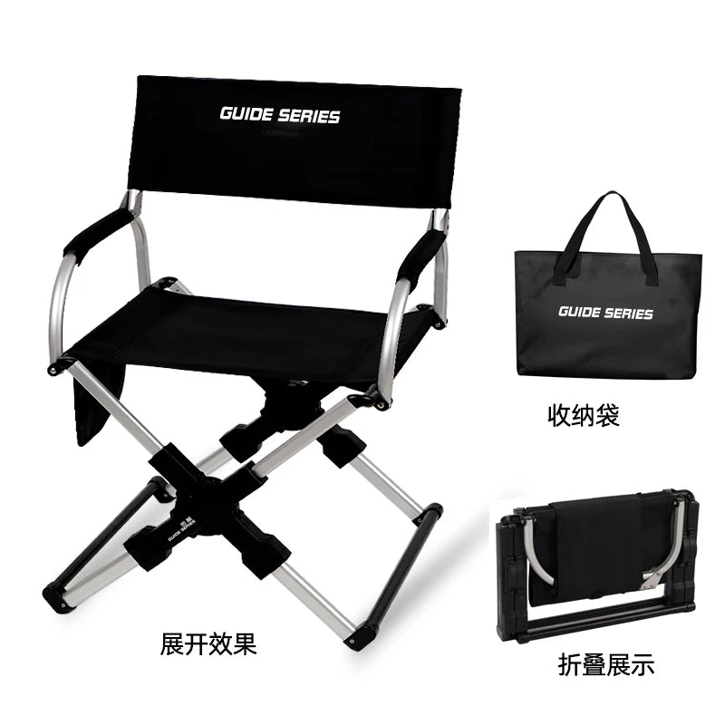 Folding Chairs for Outdoor Garden Chair Camping Aluminum Chair with Back Camping Chair Recreational Self-driving Outdoor Beach