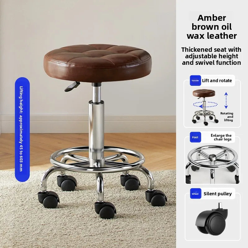 New Bar Chair Laboratory Special Beauty Nail Stool Lifting High Stool Work Stool