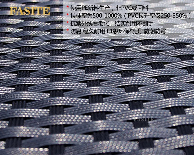 Outdoor rattan sofa, rainproof and sunscreen woven three piece set, tea table combination, outdoor furniture
