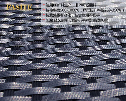 Outdoor rattan sofa, rainproof and sunscreen woven three piece set, tea table combination, outdoor furniture