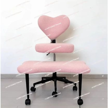ADHD Chair, Adjustable Height & Footrest, Cross-Leg Meditation Chair with Wheels