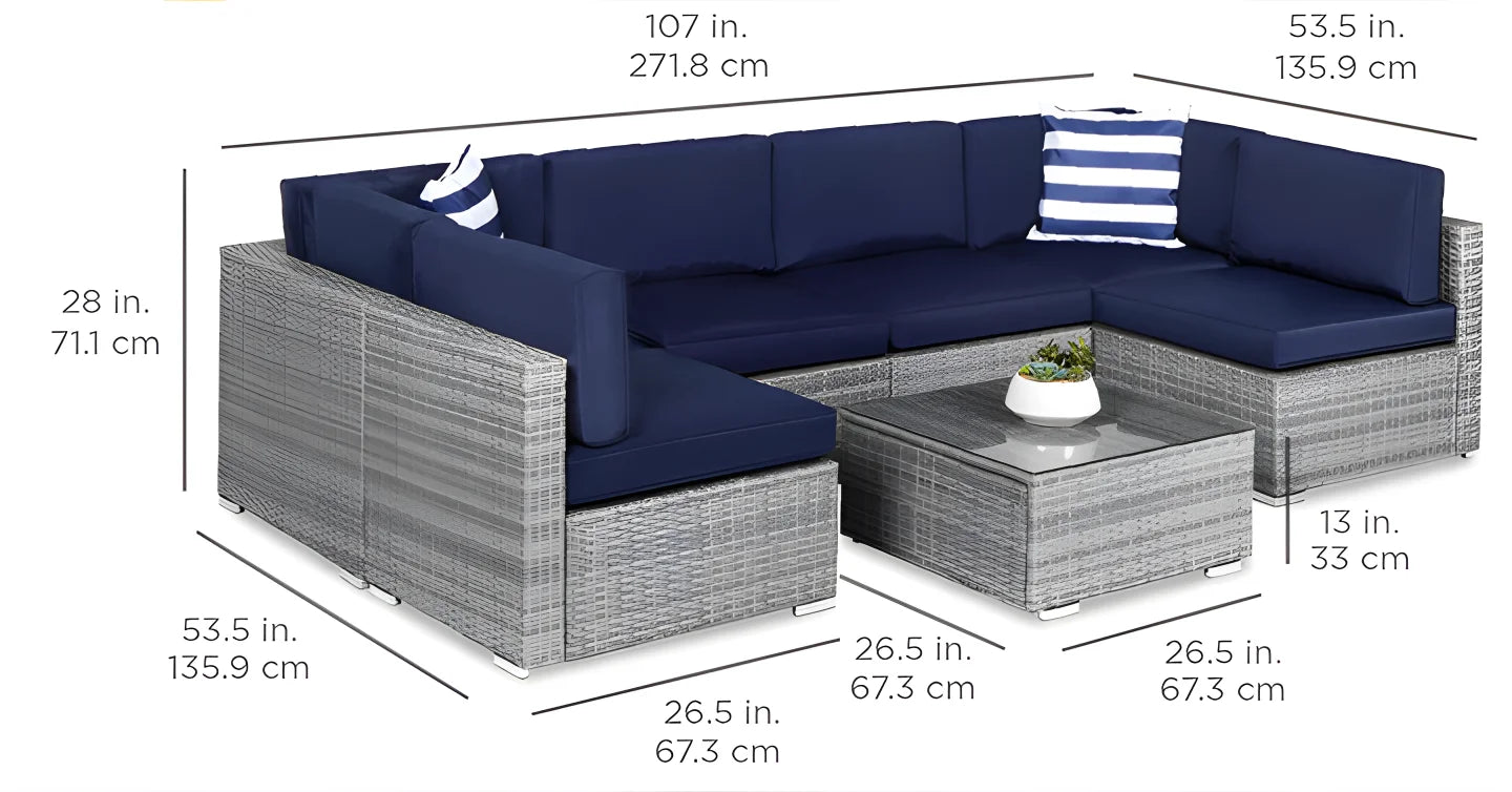 Hot Selling and Popular Leisure Rattan Sofa Home Set for Indoor or Courtyard Use