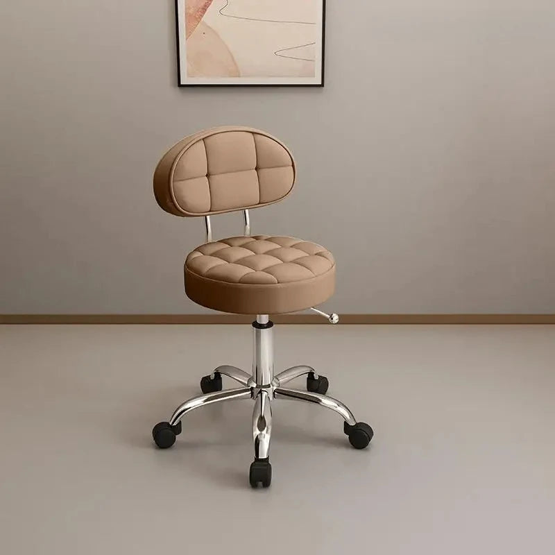 Adjustable Nail, Makeup, Hairdressing Shop, Student Stool, Beauty Salon Special Stool, Roller Bar Chair