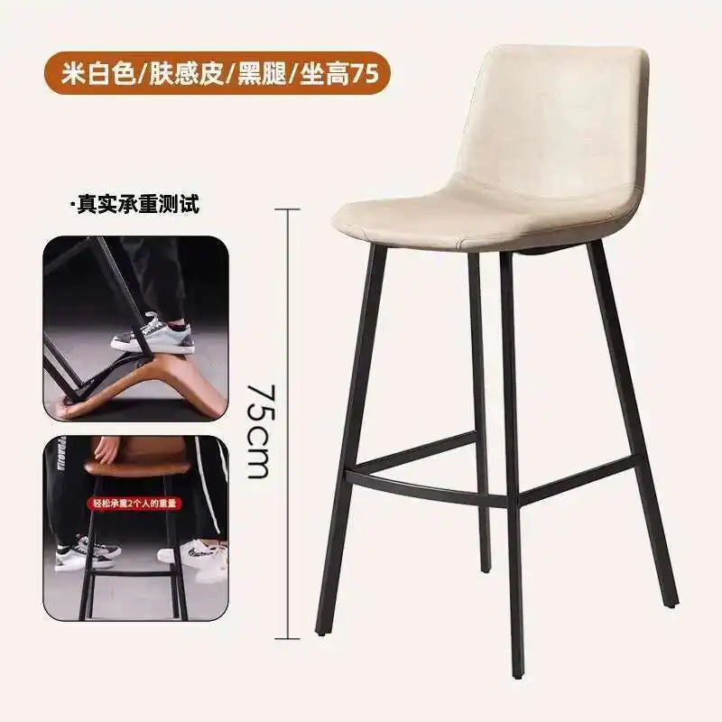 Luxury Office Bar Chair, Scratch resistant Outdoor European Bar Chair, Living Room Design, Taburetes Altos Cocina Home Furniture