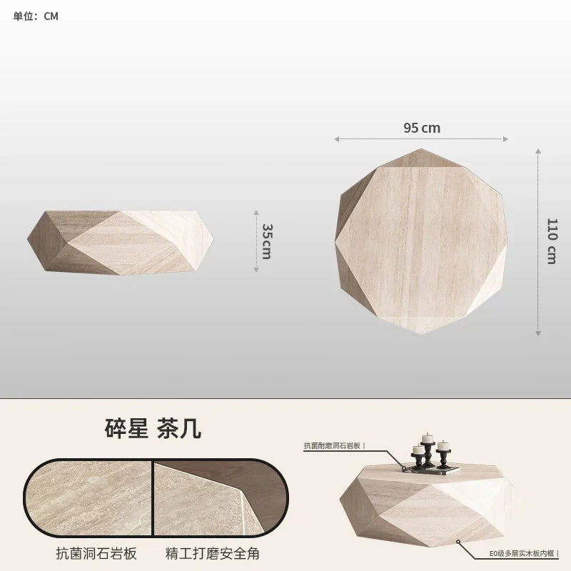Designers Modern Coffee Table Nordic Luxury Advanced Marble Coffee Table Sofa Side Living Room Home Furniture Salontafel
