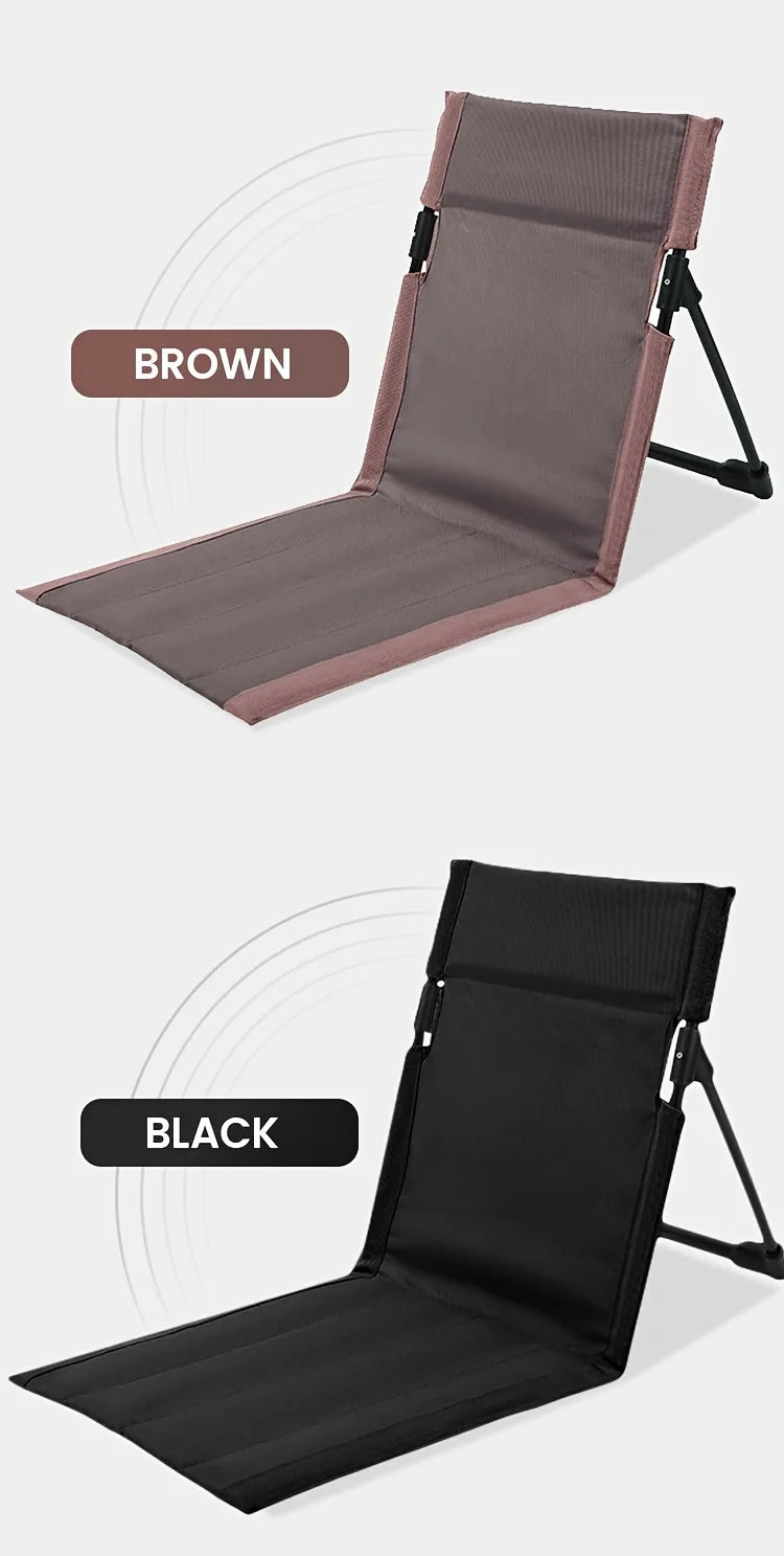 Lightweight & Durable Folding Beach Chair: Easy-to-Carry Aluminum alloy& Oxford Recliner for Adult Camping, Picnic