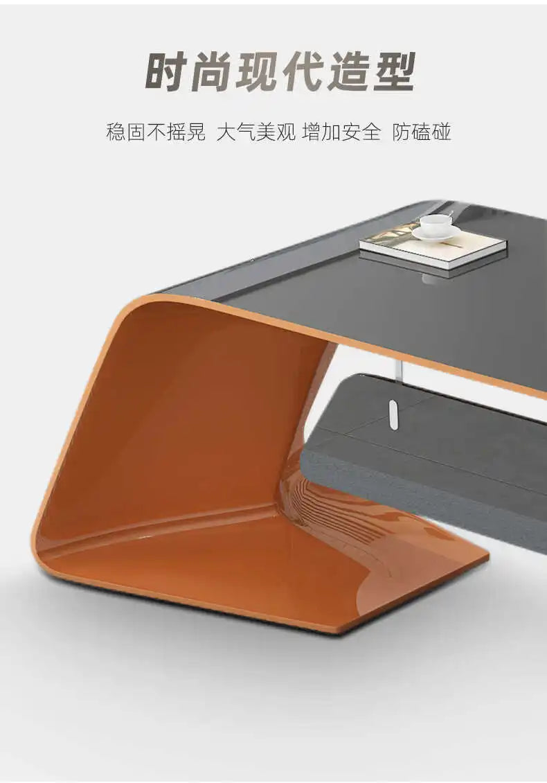 Executive Light Luxury Office Desk In Stock Designer Storage Organizer Computer Desks L Shaped Quality Bureau Meuble Furniture