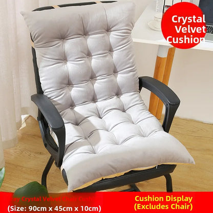 Thickened Office Chair Pad Modern Simple Style Four Seasons Universal Office Chair Cushion Sofa Backrest Pad for Rocking Chair