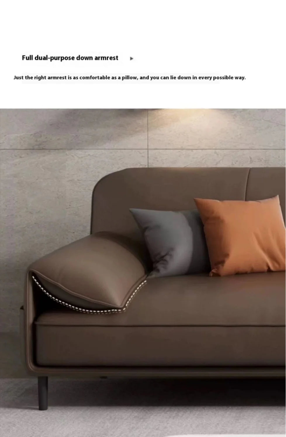 Simple Modern Office Sofa Coffee Table Set Luxury Genuine Leather Three-Seater for Business Meeting Reception Living Room Hotel