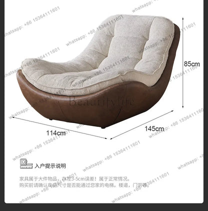minimalist light luxury Nordic sofa chair simple leisure lazy sofa chair