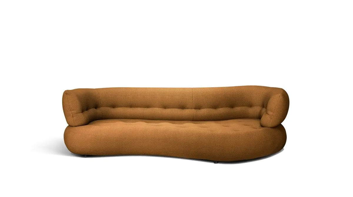 A Sofa Italian simple curved fabric sofa custom Foshan furniture