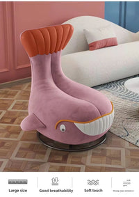 New Minimalist Shark Whale Apartment with 360 Degree Rotatable Bedroom,light Luxury,internet Famous Shark Ins Sofa,Nordic Style