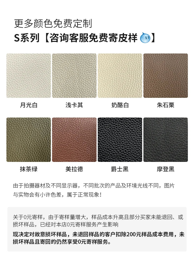 Adults Sleep Living Room Couch European Brown Villa Modular Corner Sectional Sofa Double Lounge Leather Canape Salon Furniture