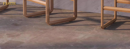 Outdoor solid wood sofa villa terrace rattan chair leisure combination furniture