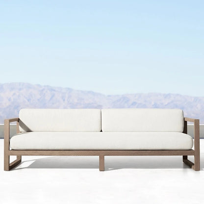 Sofa teak furniture balcony, outdoor leisure