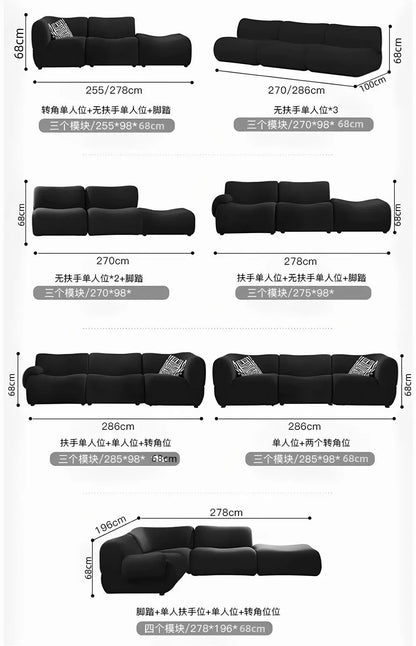 European Minimalist Vacuum Compressed Sofa Classic Memory Foam Vacuum Compressed Sofa Modern Couch Wohnzimmer Furniture Home