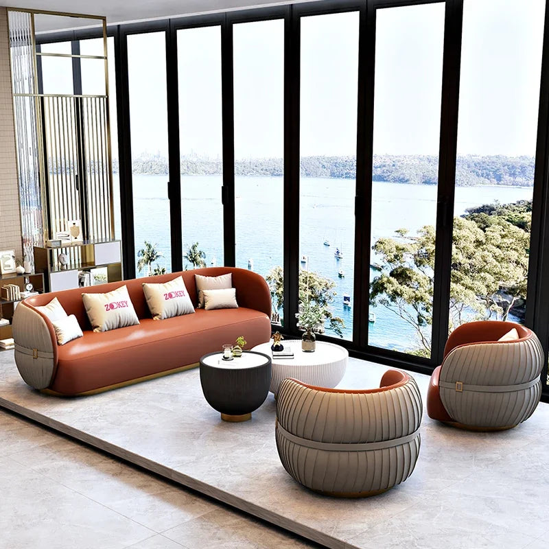 Simple Backrest Chairs for Conference Room Drawers Modern Wooden Luxury Nordic Salon Designer Lounge Back Office Furniture